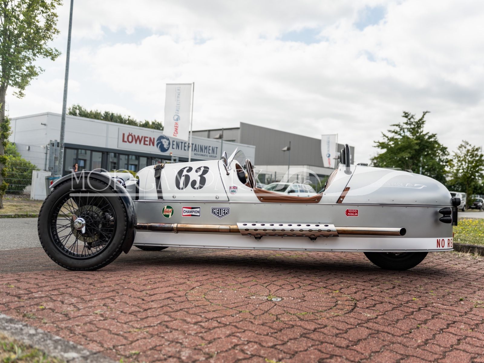 Fahrzeugabbildung Morgan 3-Wheeler *matt silber*
