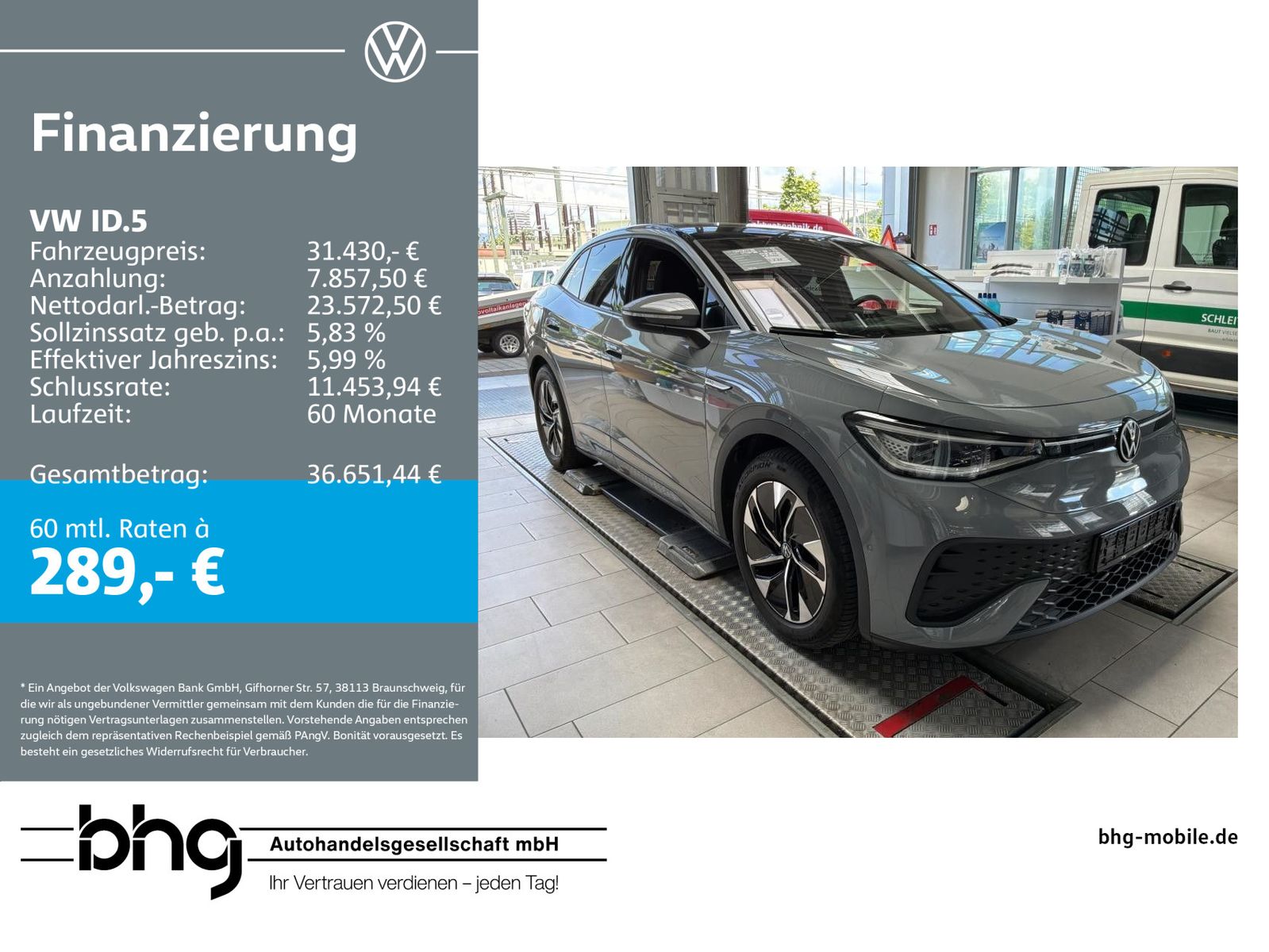 Volkswagen ID.5 Pro Performance 150kW 1-Gang-Autom.