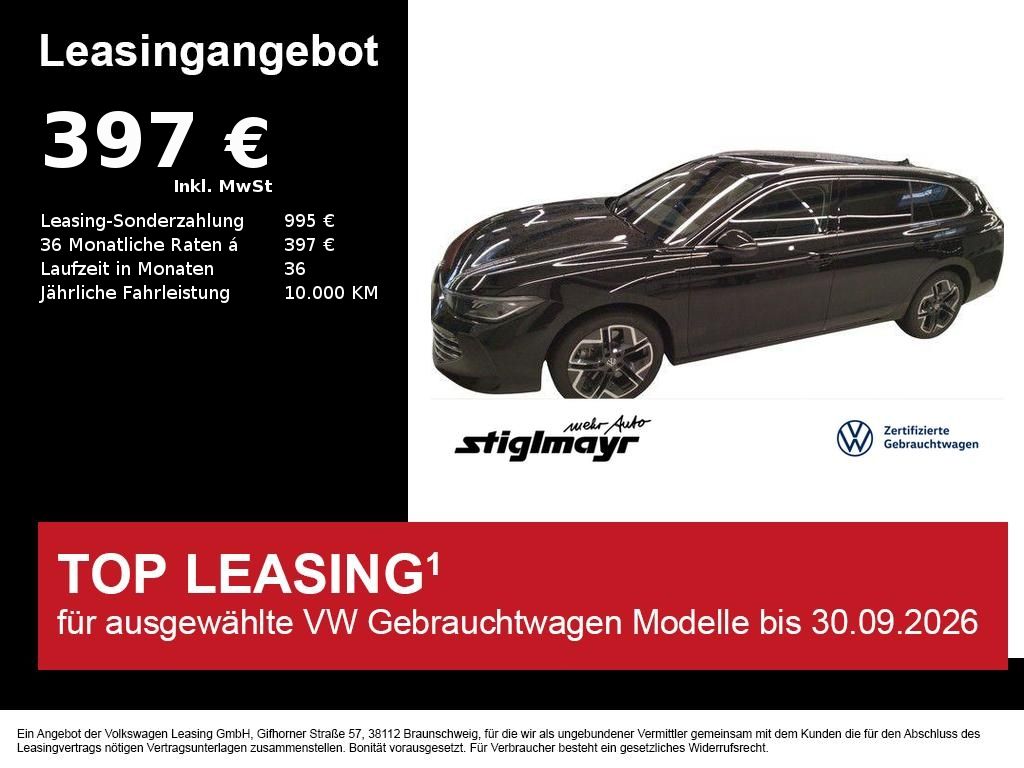 Volkswagen Passat Elegance 1.5 TSI eHybrid DSG HUD PANO AHK
