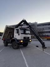 MAN 10.224 3 Sk Kran 4X4 HIAB 099 FUNKFERNSTEUERUNG - MAN 10 224