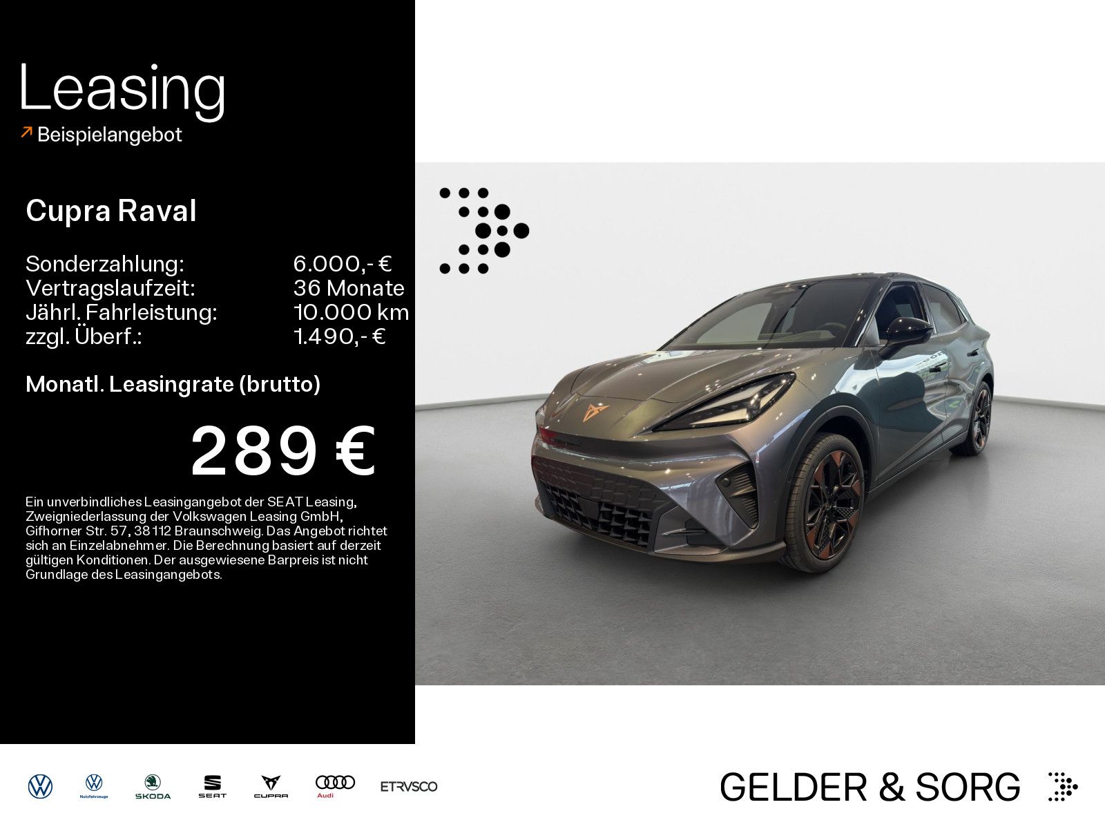 Cupra Raval Endurance Dynamic Plus Plasma 52 kWh *360°