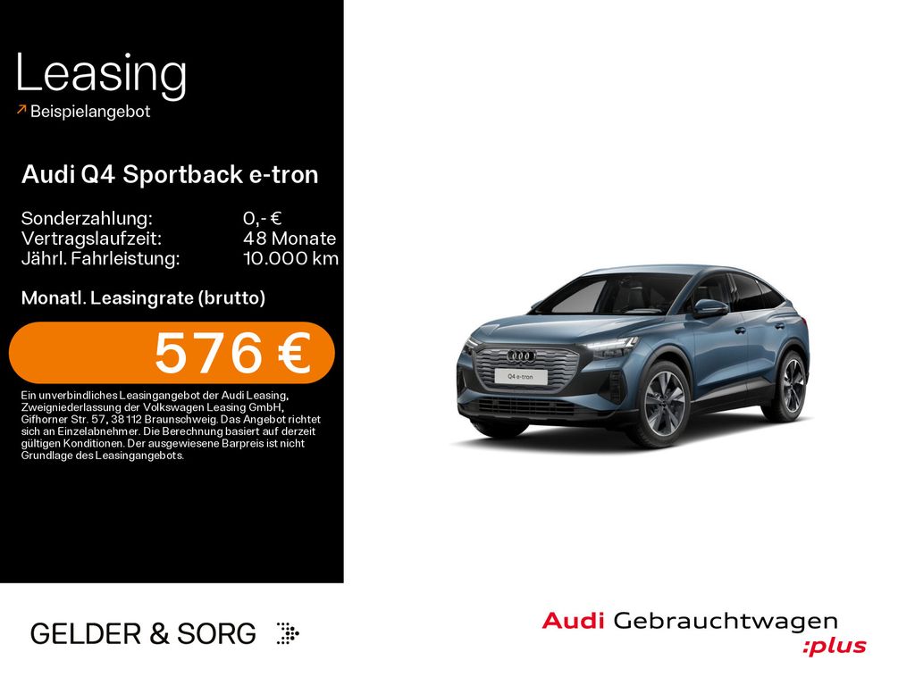 Audi Q4 Sportback 45 e-tron qu.S line 513 km/WLTP*HuD