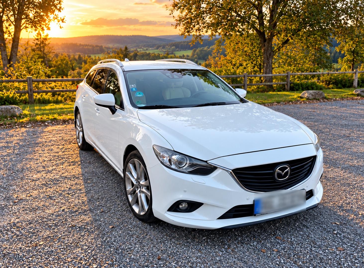 Mazda 6 2014 — rear view