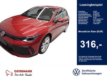 Volkswagen Leasingangebot: Volkswagen Golf VIII GTE 1.5TSI 272PS NP.59T LEDER.AHK.HEAD
