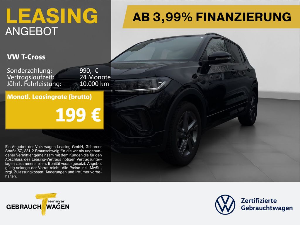 T-Cross 1.5 TSI DSG R-LINE BLACK AHK ACC IQ.DRIV