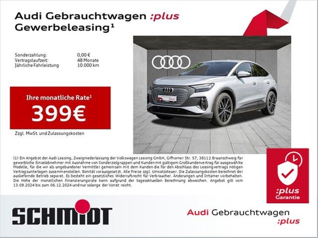 Audi Q4 Sportback e-tron 45 quattro S line Martrix LE