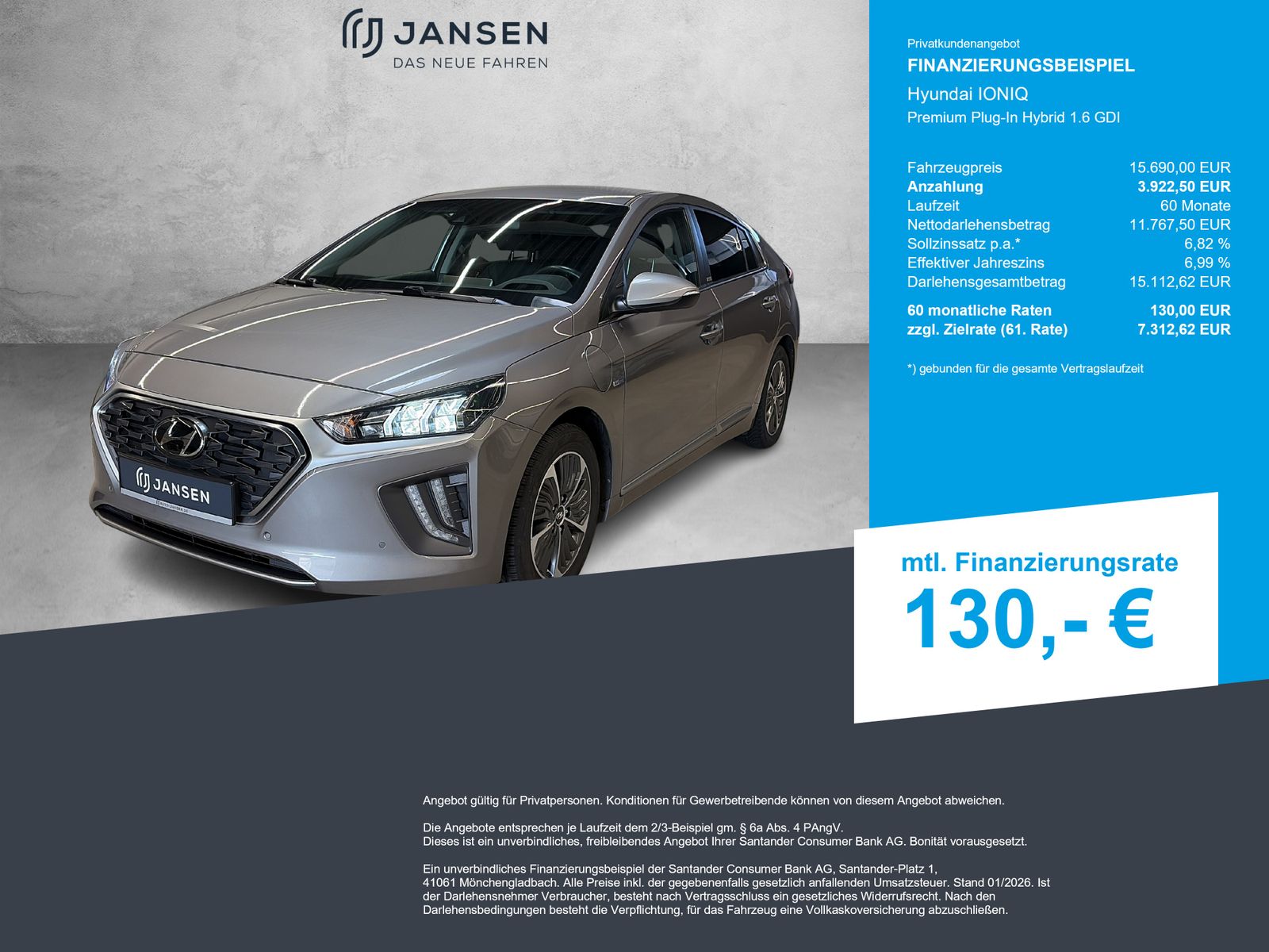 Hyundai IONIQ Premium Plug-In Hybrid 1.6 GDI