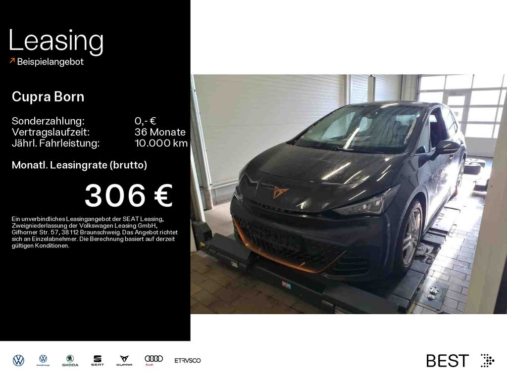 Cupra Born electric*NAVI*WÄRMEPUMPE*ACC*LED*18ZOLL*KAM