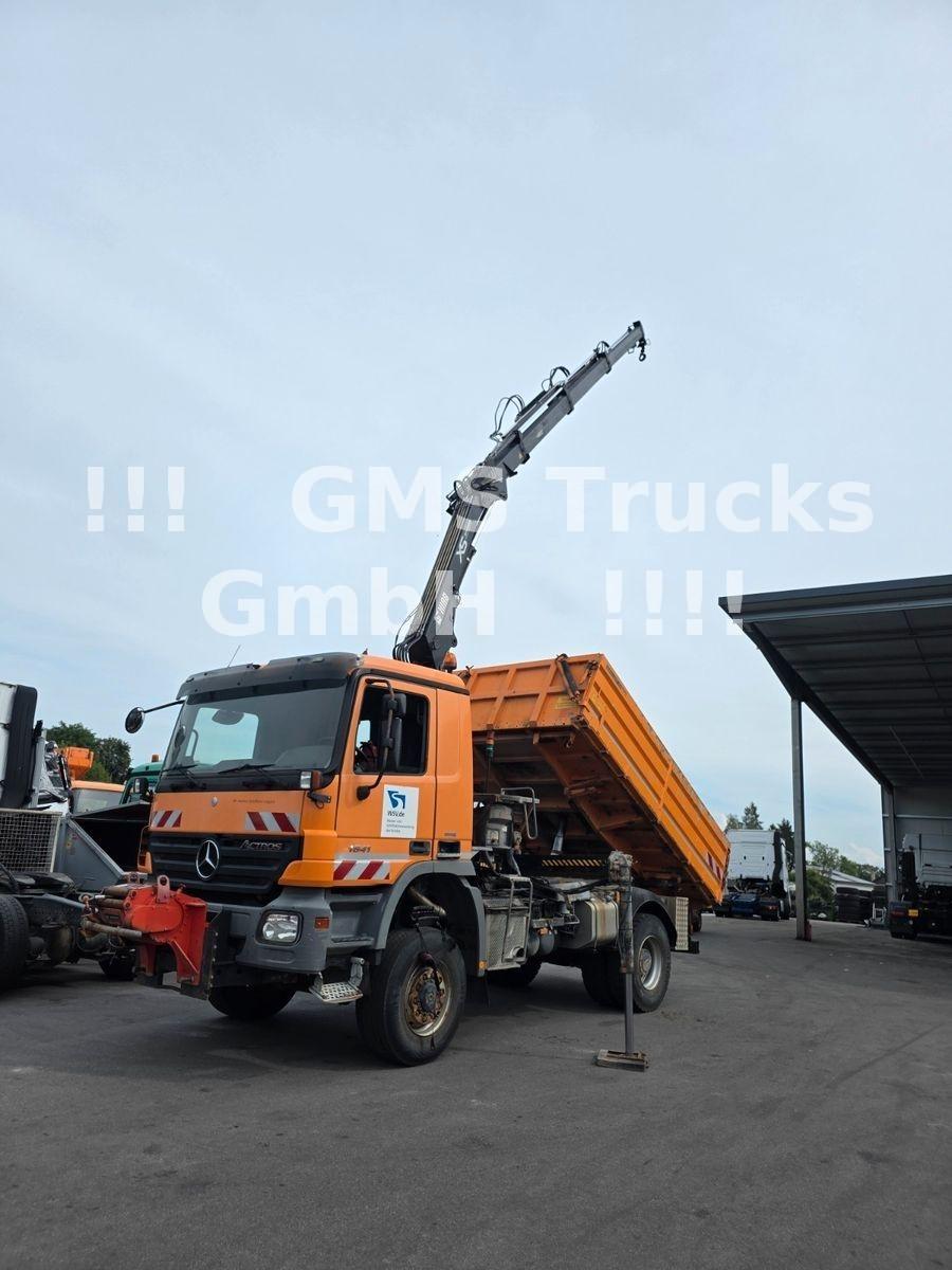 Mercedes-Benz Actros 1841 / 4X4 / 13m Kran / EPS / 15ton WINCH