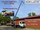 MAN 8.180  Cormach 23000 36-3  32 Meter Montagekran - MAN 2009