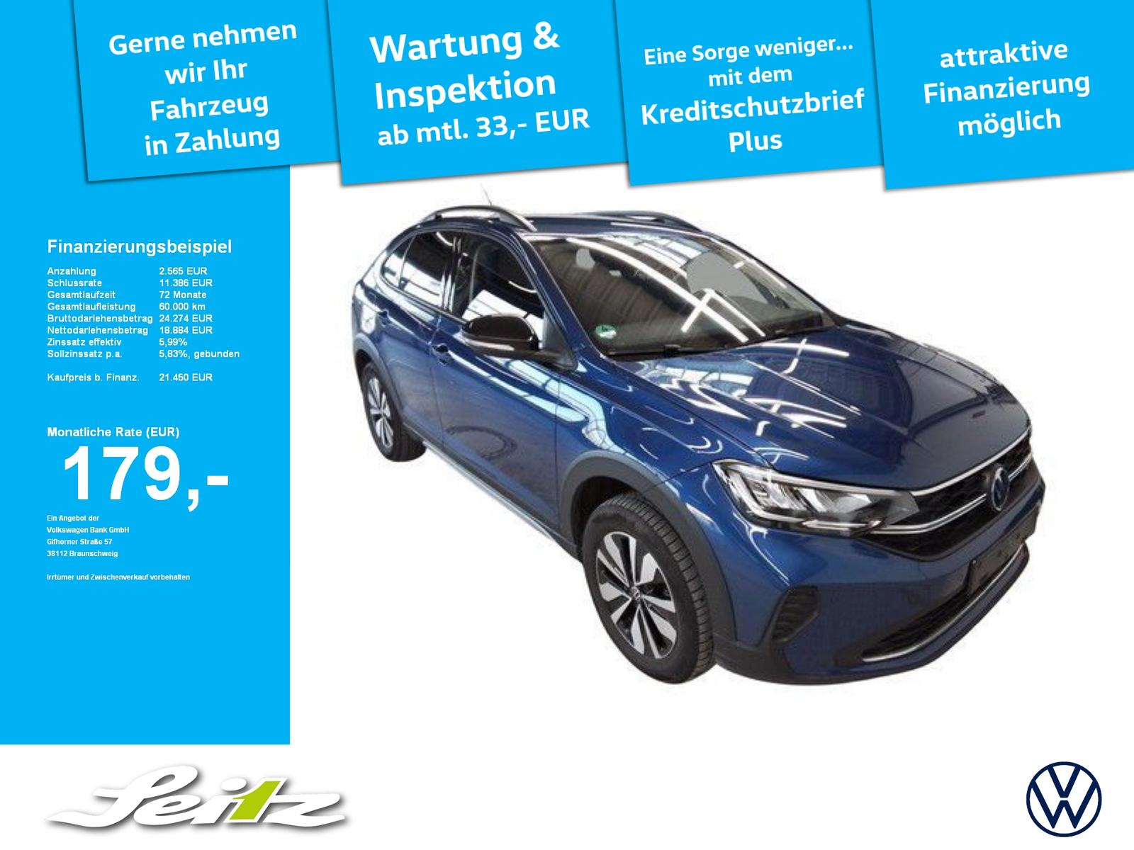 Volkswagen Taigo 1.0 TSI Goal *AHK*PARKSENSOR*LED*