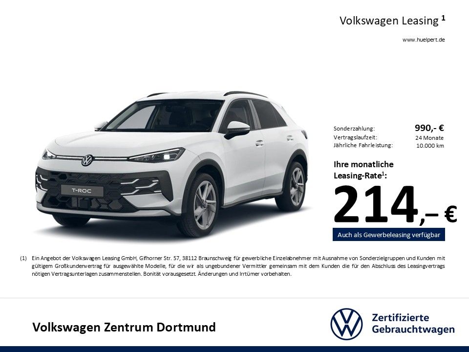 Volkswagen T-Roc 1.5 eTSI LIFE NEUESMODELL CAM ACC LM18 NAV foto 3