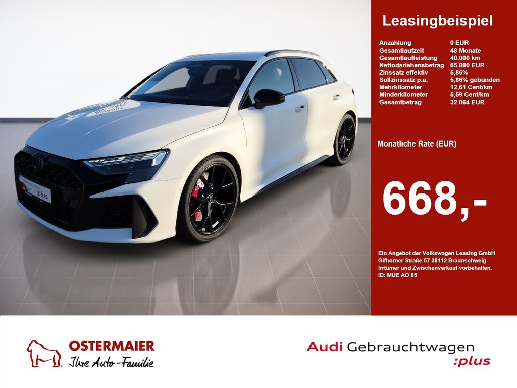 Audi RS 3 Sportback RS-SPORTABGASANLAGE MATRIX LED