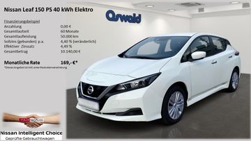 Nissan Leasing Angebot: Nissan Leaf 40 kWh Direktantrieb - ZE1