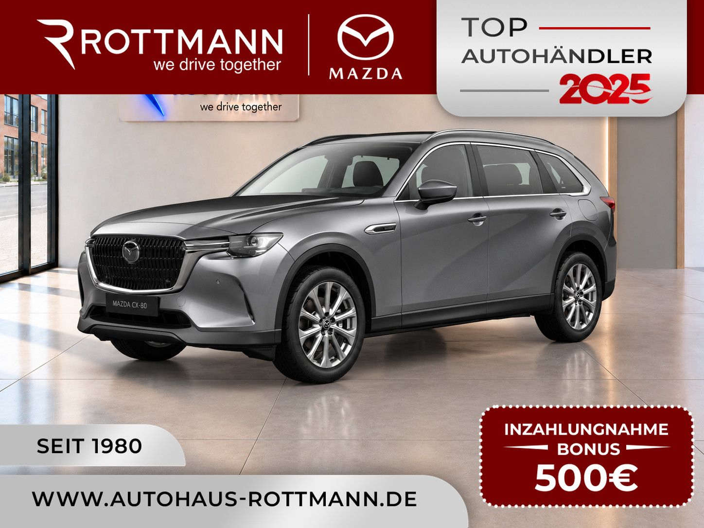 Mazda CX-80 Plug-In 327ps Aut. PHEV AWD EXCLUSIVE-Line
