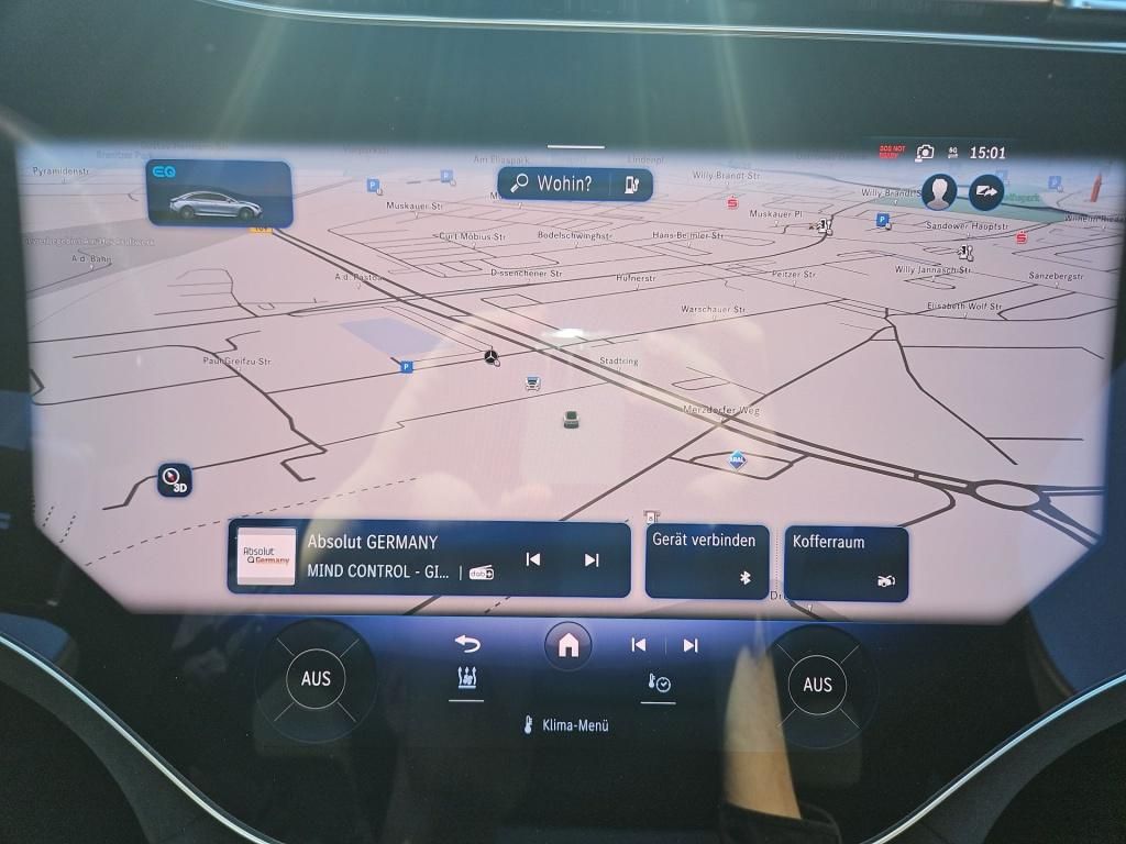 Fahrzeugabbildung Mercedes-Benz EQE 300 AMG Pano Hyperscr. HUD ACC Burmester3D