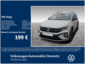 Volkswagen Leasingangebot: Volkswagen Taigo R-Line 1,0 l TSI 116 PS DSG *IQ.DRIVE*RFK*