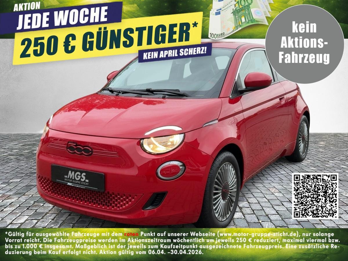 Fiat 500e Red+SITZHEIZUNG+KLIMAAUTOMATIK+NAVIGATION