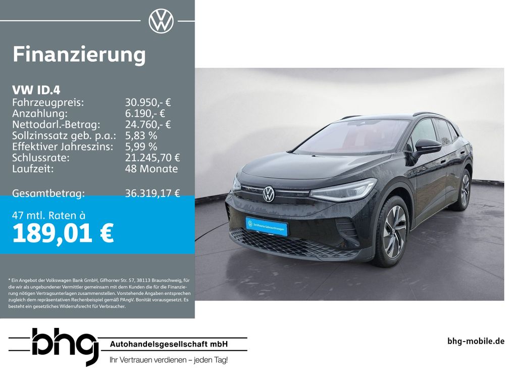 ID.4 Pure Infotainment LED Navi ACC Wärmepumpe