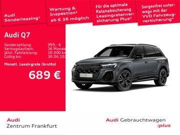 Audi Leasingangebot: Audi Q7 TDI S-LINE 360+HUD+ALLRADLENKUNG+AHK+B&O+LUFT