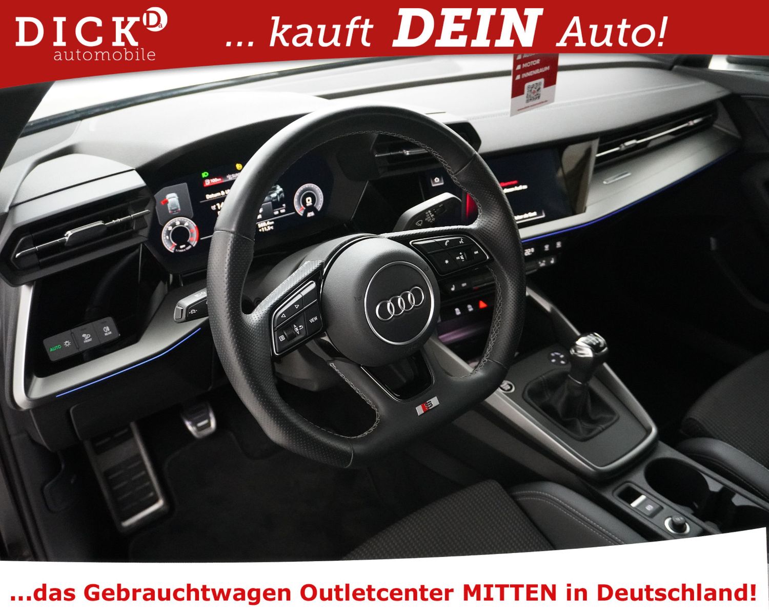 Fahrzeugabbildung Audi A3 SB 30d Edit One+S LINE SPORT+VIRTU+MATRIX+B&O