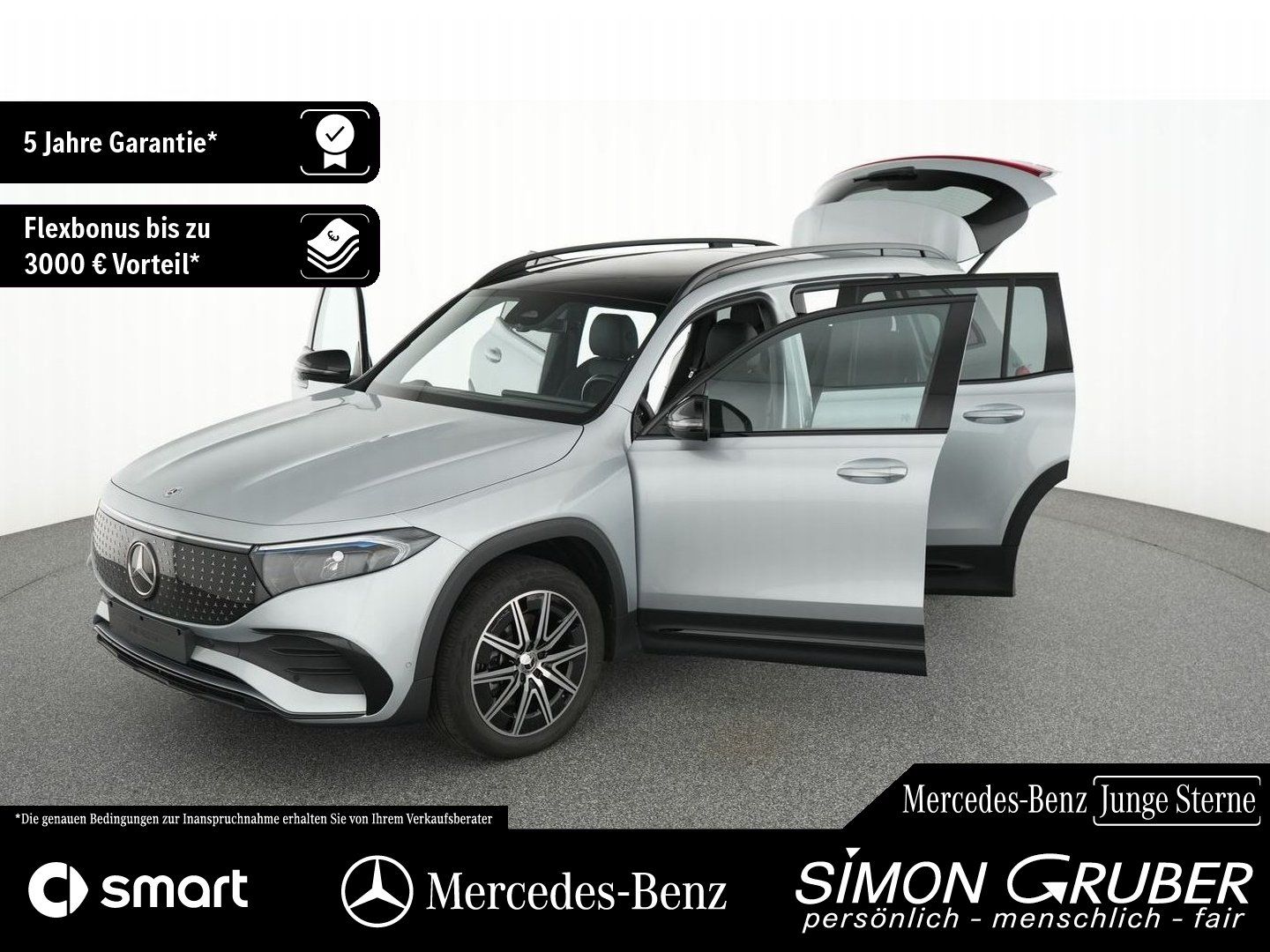 Fahrzeugabbildung Mercedes-Benz EQB 250+ AMG Night Pano Ambi LED AHK Mod 2025