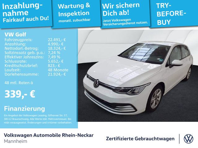 Volkswagen Golf VIII 1.5 TSI Life Navi PDC LED uvm