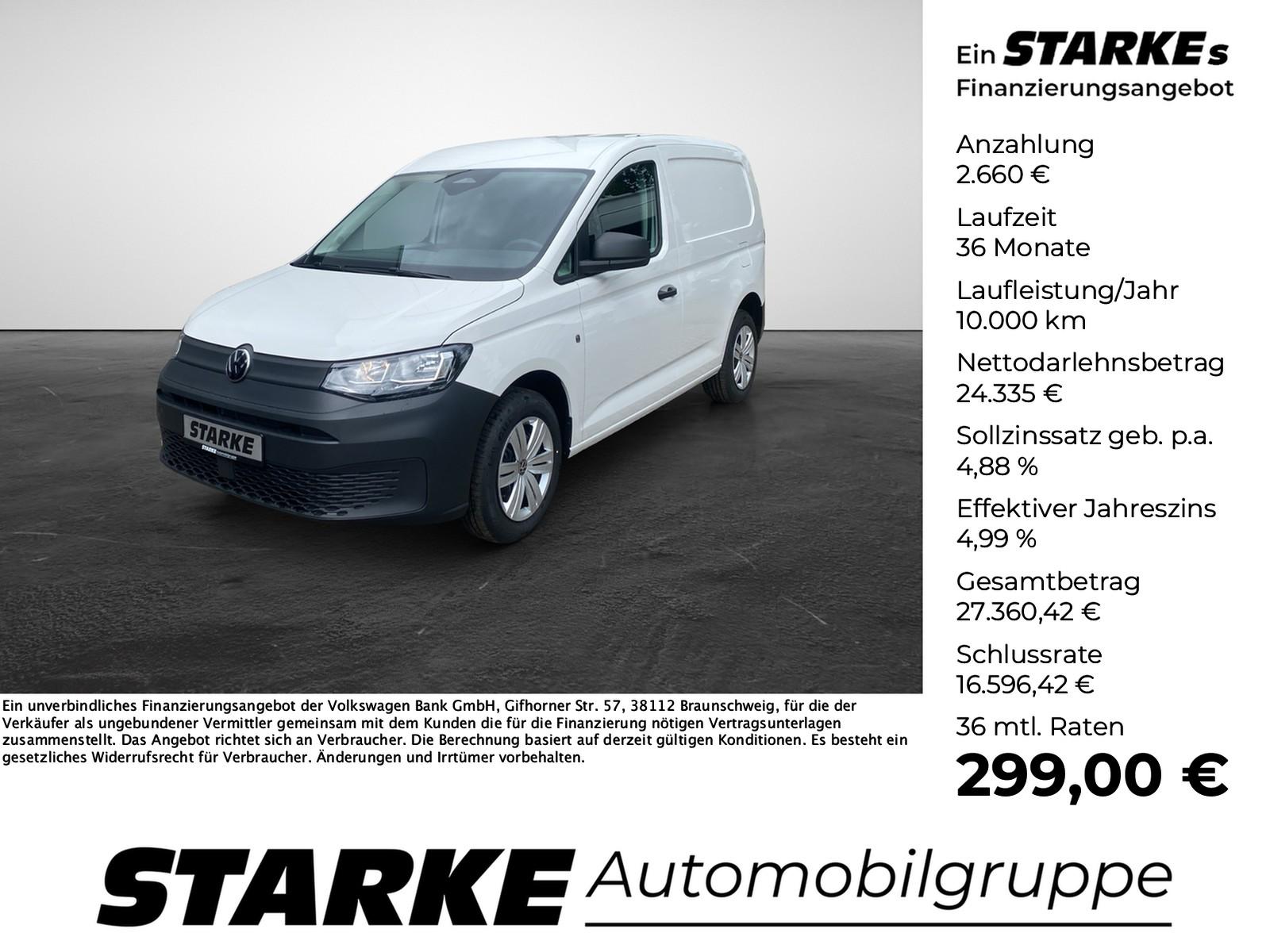 Volkswagen Caddy Cargo 2.0 TDI Kasten  AHK PDC Tempo Klima