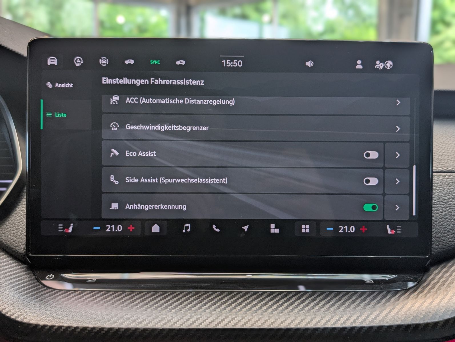 Fahrzeugabbildung SKODA Octavia 2.0 TDI Sportline Matrix Canton AHK 5J.G