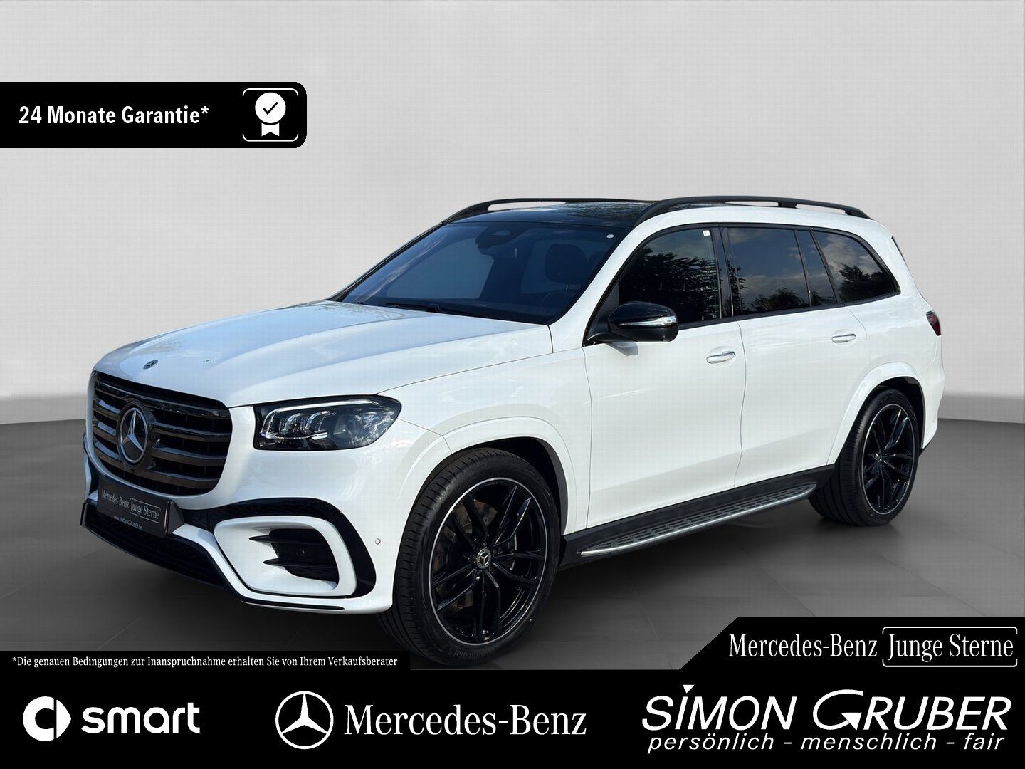 Mercedes GLS 450 2025, 3.0 benzīns, Automāts, SUV/Apvidus, Balts — Latvijā