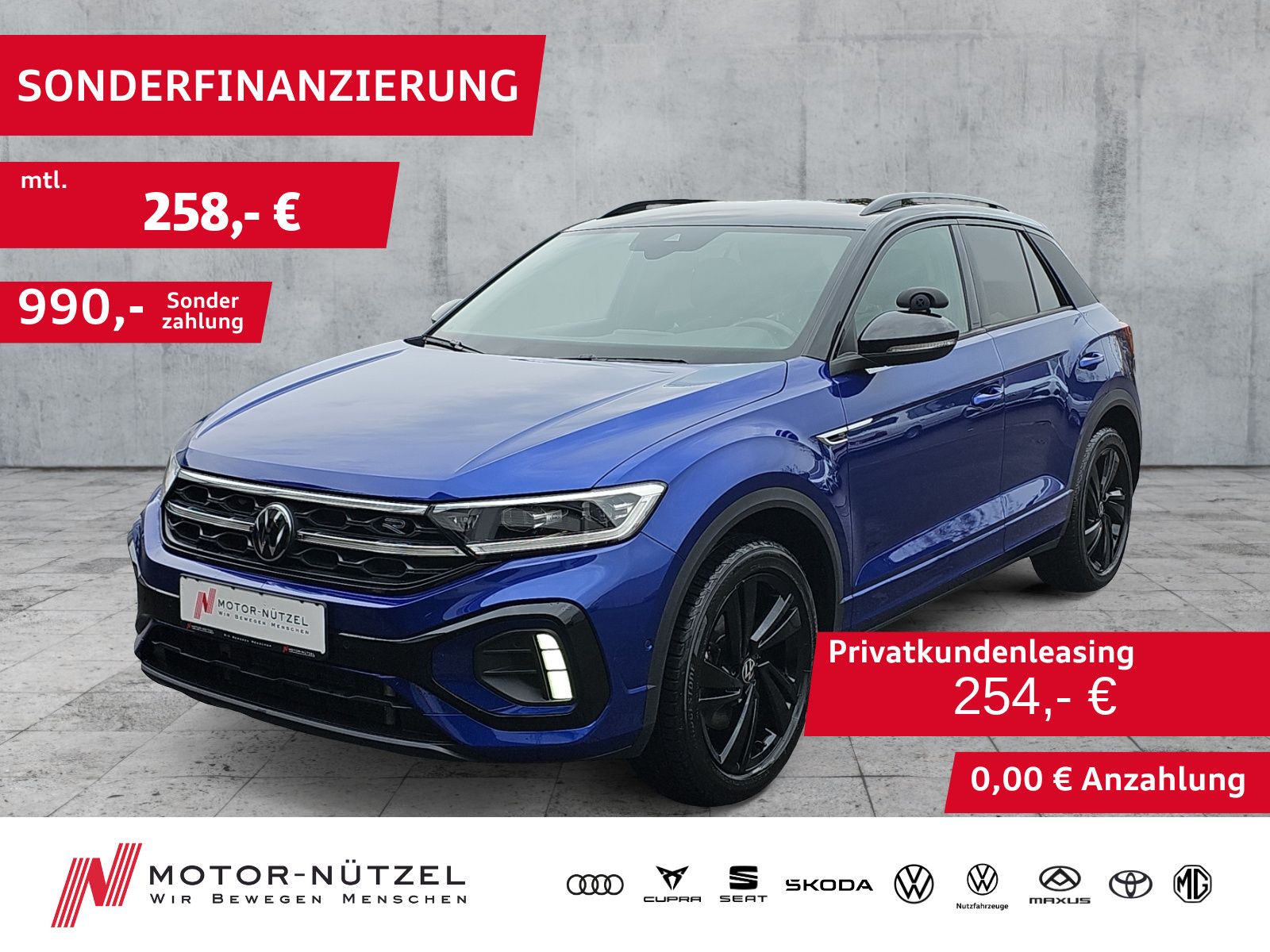 Volkswagen T-Roc 1.5 TSI DSG R-LINE MATRIX+NAVI+ACC+SHZ+AHK