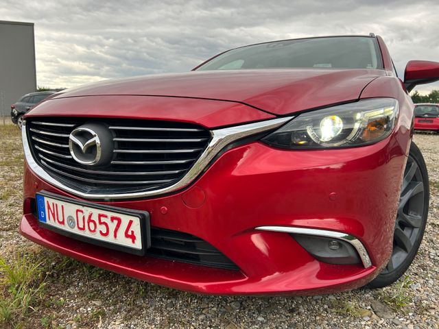 Mazda 6 Kombi Sports-Line Facelift Vollausstattung.