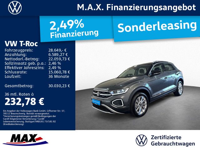 T-Roc 1.5 TSI DSG STYLE IQ.LIGHT+NAV+KAMERA+PANO