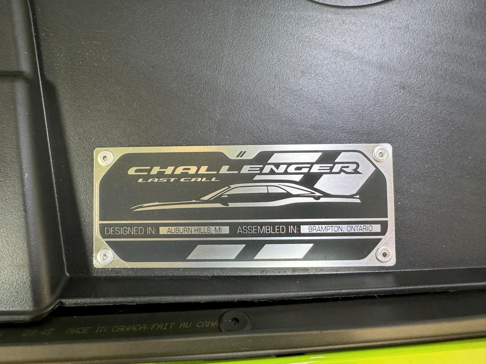 Fahrzeugabbildung Dodge CHALLENGER HELLCAT JAILBREAK-LAGUNA-LAST CALL-