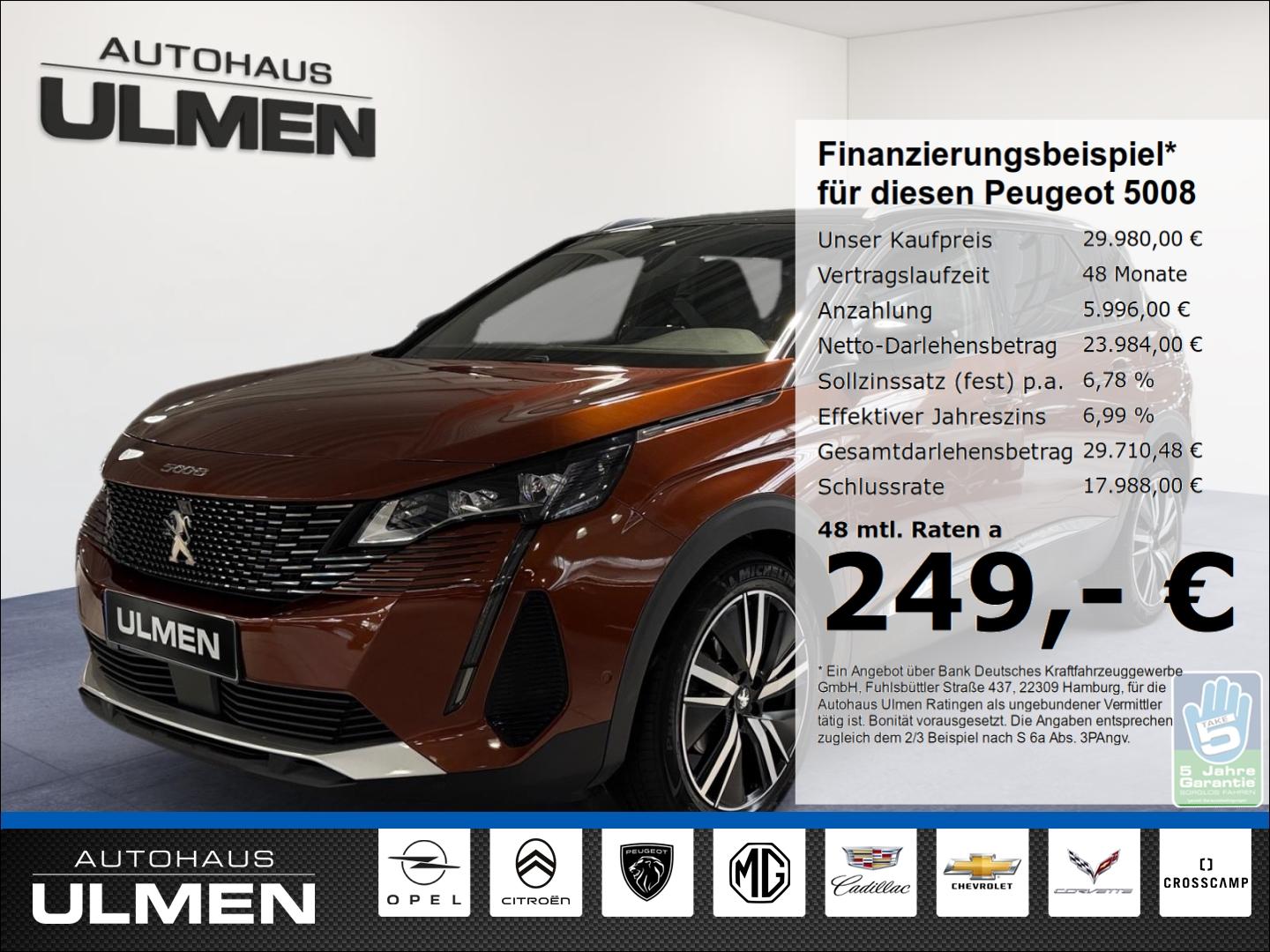 Peugeot 5008 GT BlueHDi Navi Memory Sitze Soundsystem Di