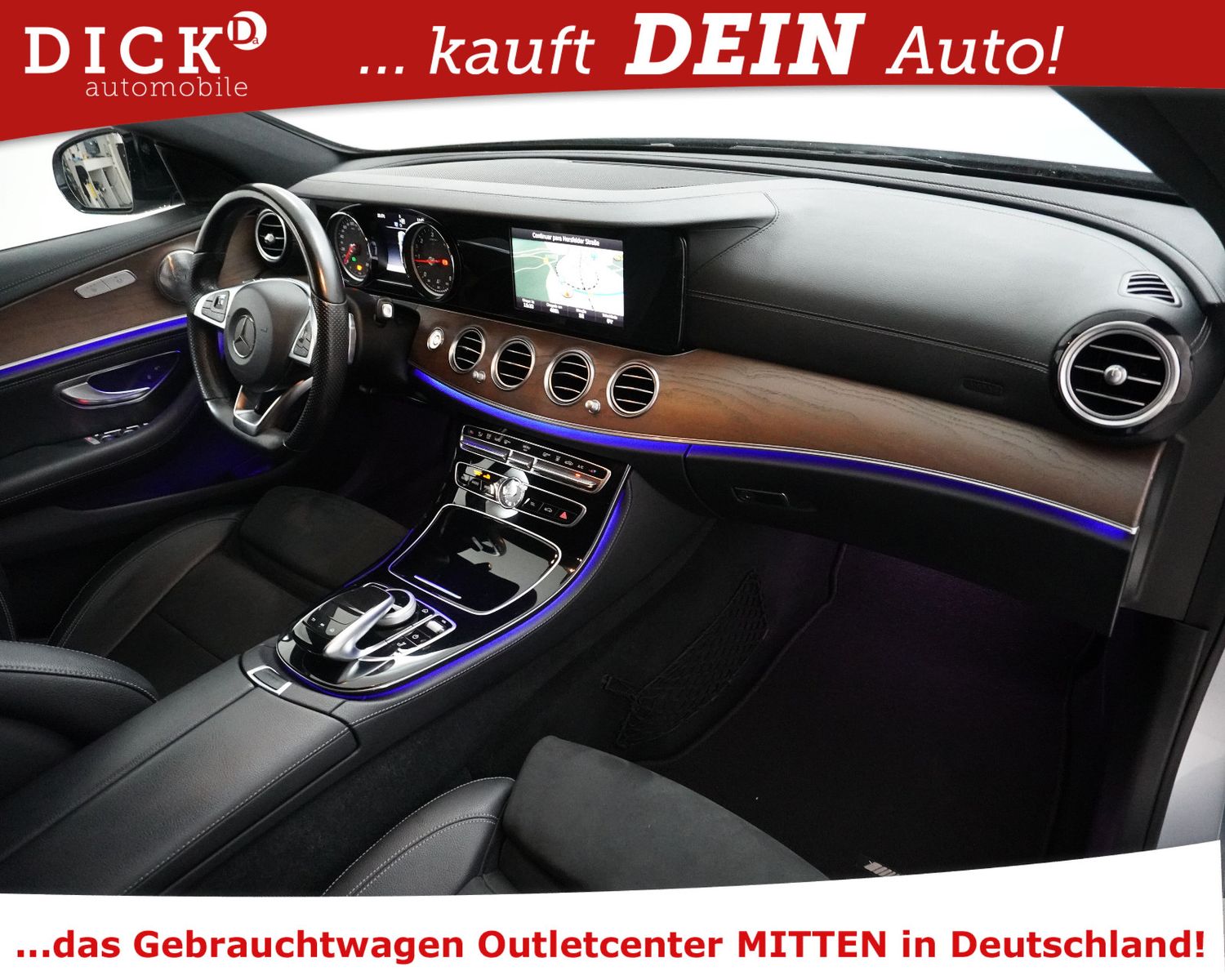 Fahrzeugabbildung Mercedes-Benz E220d 9G 2X AMG Line NIGHT+LUFT+BURMES+KAM+STDHZ