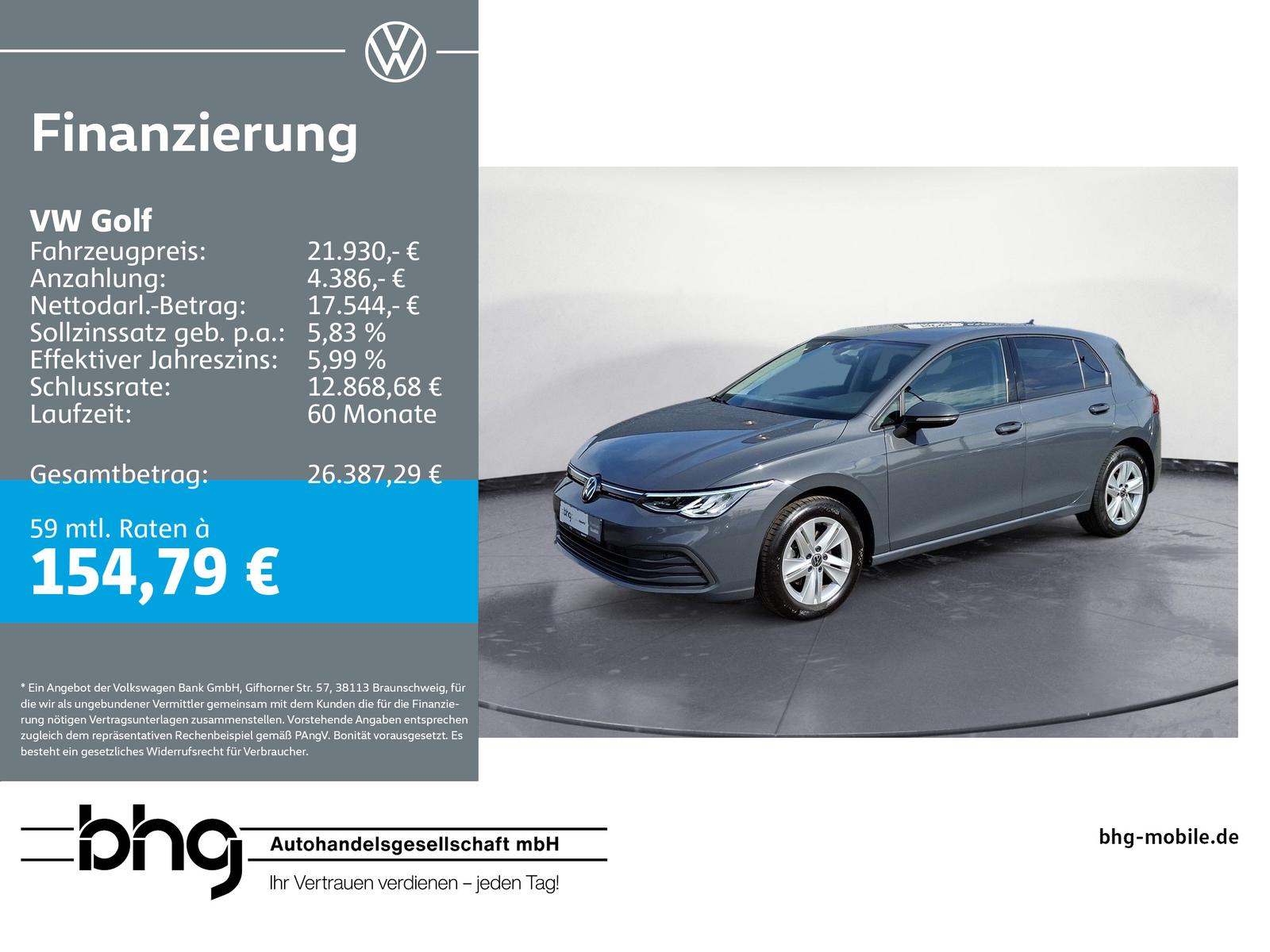 Volkswagen Golf  2.0 TDI  DSG Life BusinessPak Premium Trav