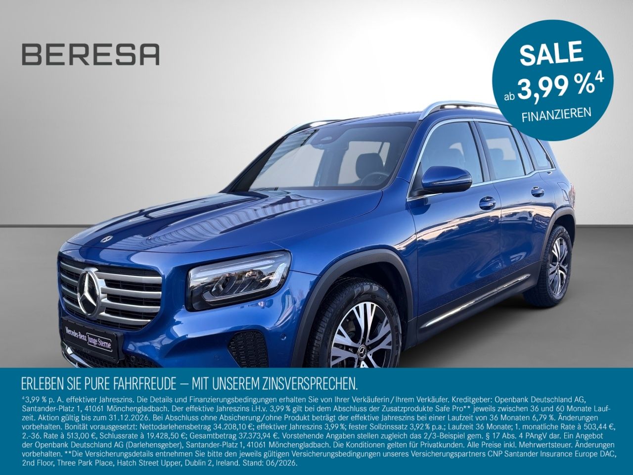 MERCEDES-BENZ GLB 220 d 4M Progressive *AHK* Kamera LED Winter