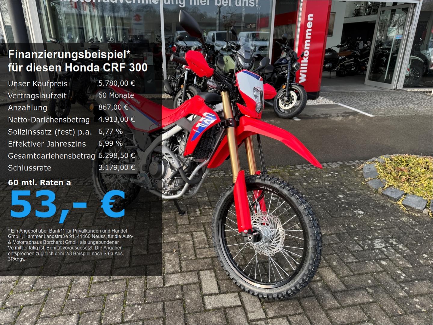 Honda CRF 300 *Mod.26*Sofort Verf. 6Jahre Garantie