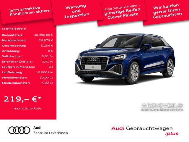 Audi Q2 TFSI S line AHK SHZ APP CONNECT LED PDC