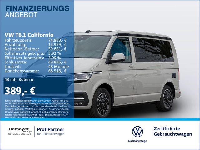 Volkswagen T6.1 California OCEAN VIRTUAL AHK ACC KAMERA