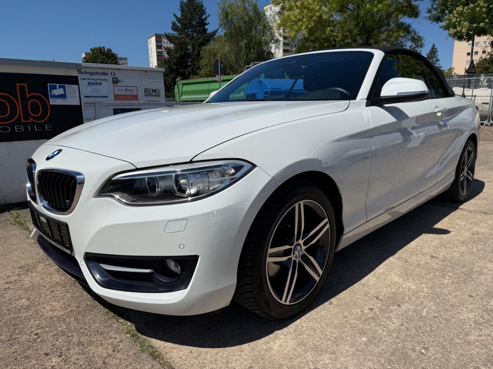 BMW 220 2 Cabrio 220 i Sport Line+PDC+LEDER+MFL+SITZ