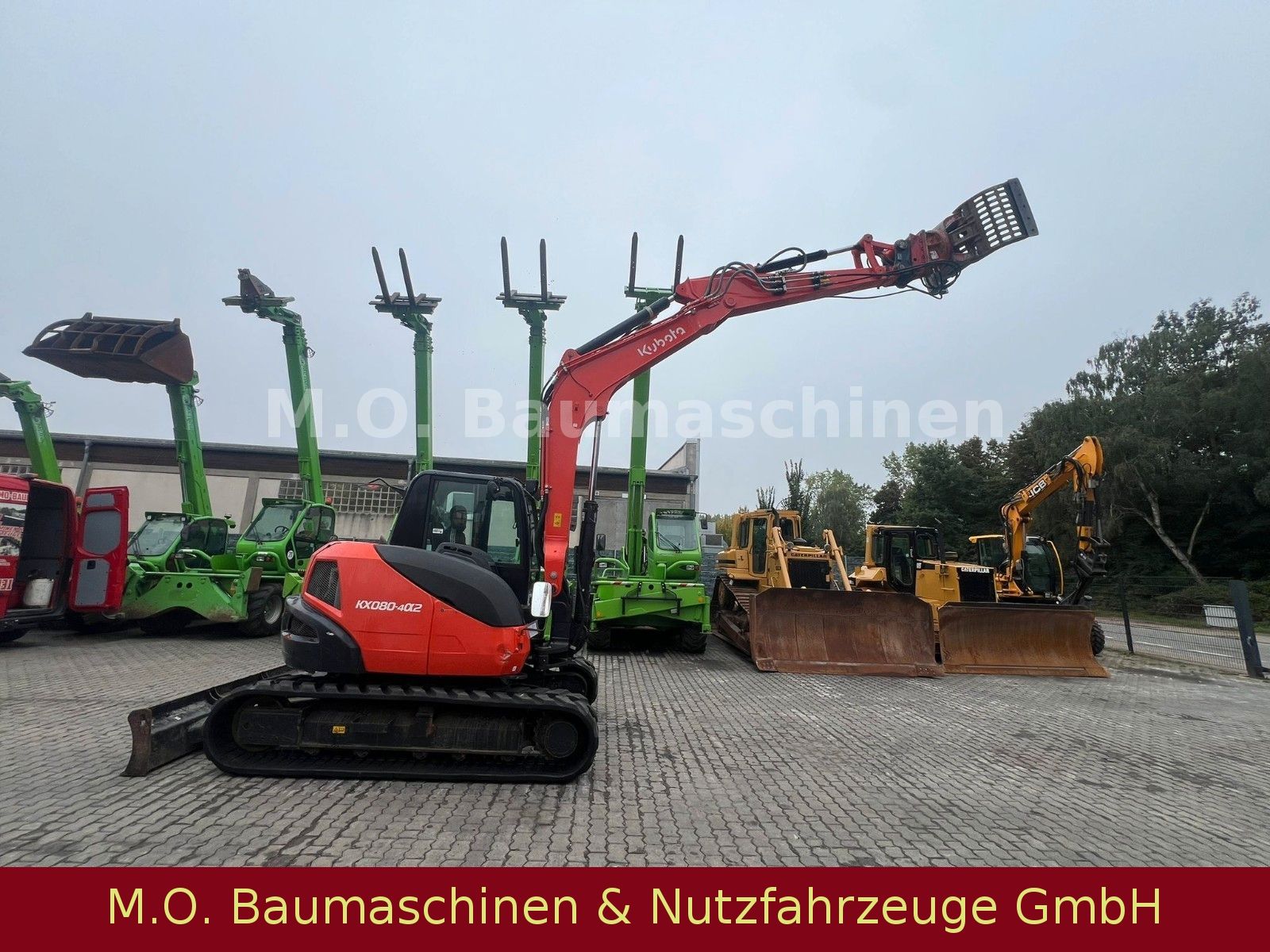 Fahrzeugabbildung Kubota Kubota KX 080 -4a2 / Rotar RG 9N Sortiergreifer/