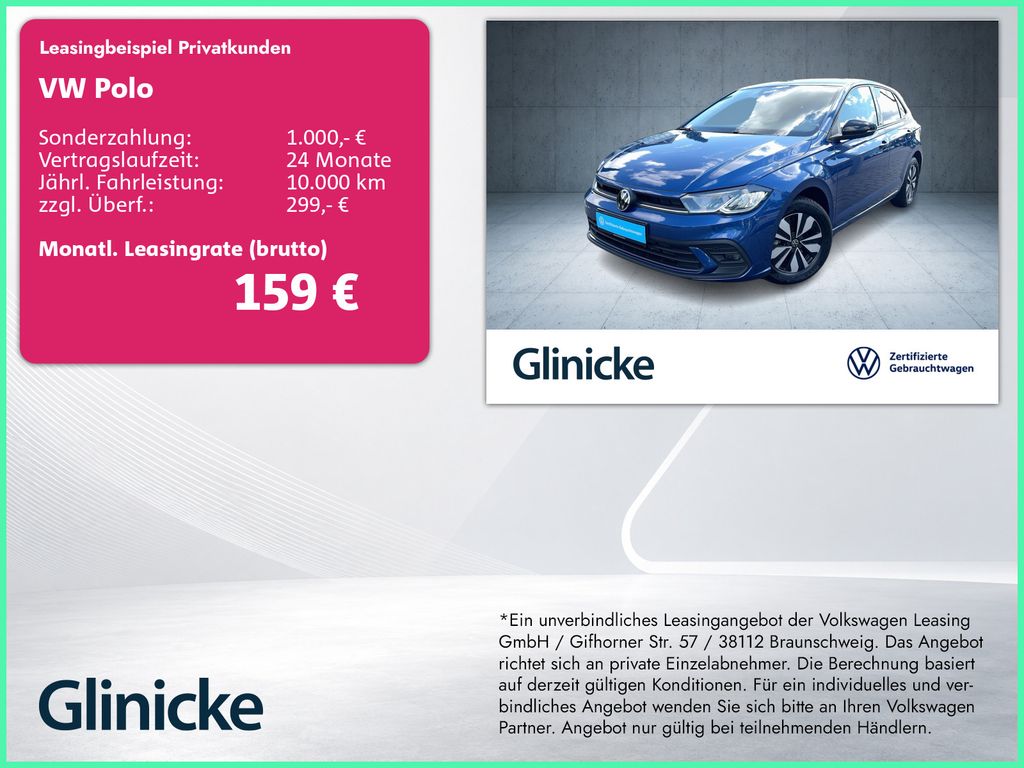 Volkswagen Polo GOAL 1.0 TSI DSG AHK/Nav/Kam/ACC/SHZ/Clima