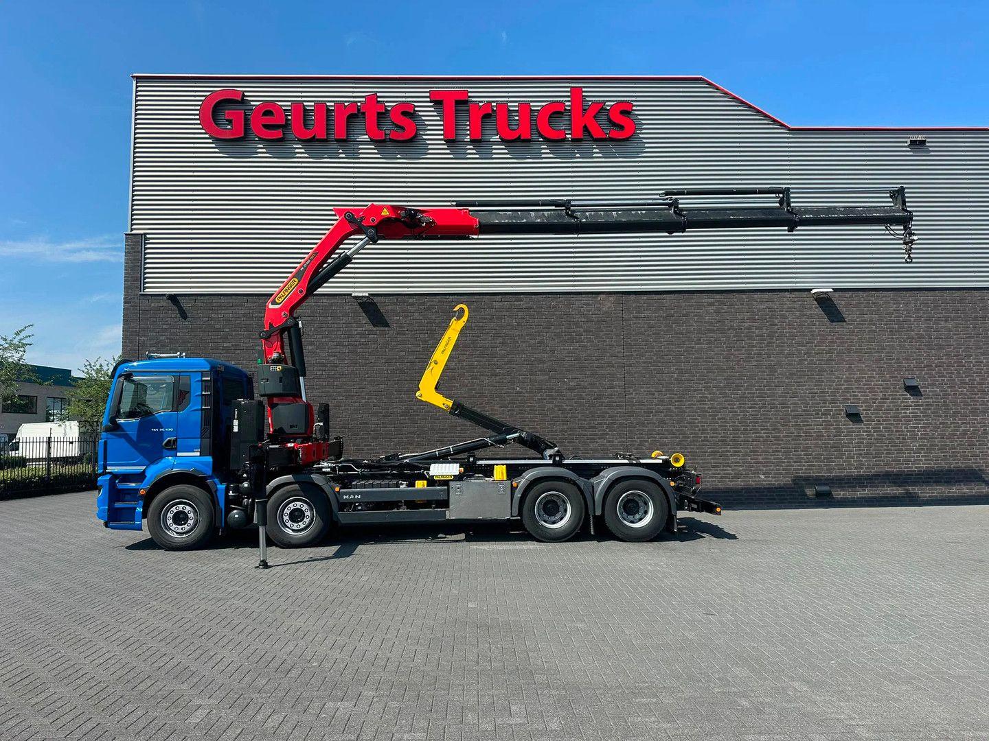 MAN TGS 35.430 8X4 BL + PALFINGER HAAK+20ASLD5+ PALF