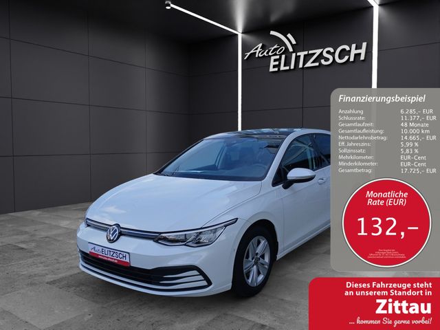 Volkswagen Golf VIII eTSI Life DSG LED AHK Navi Pano AID AC
