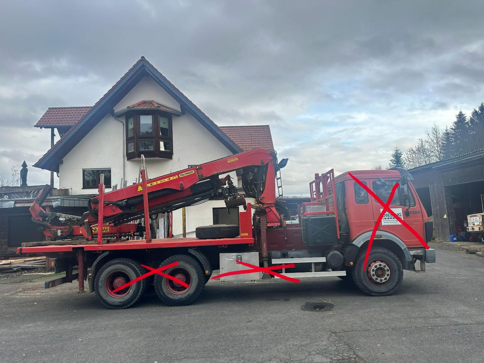 Mercedes-Benz PK19.000 MIT FUNK UND CHIP 30 METER NUR KRAN!