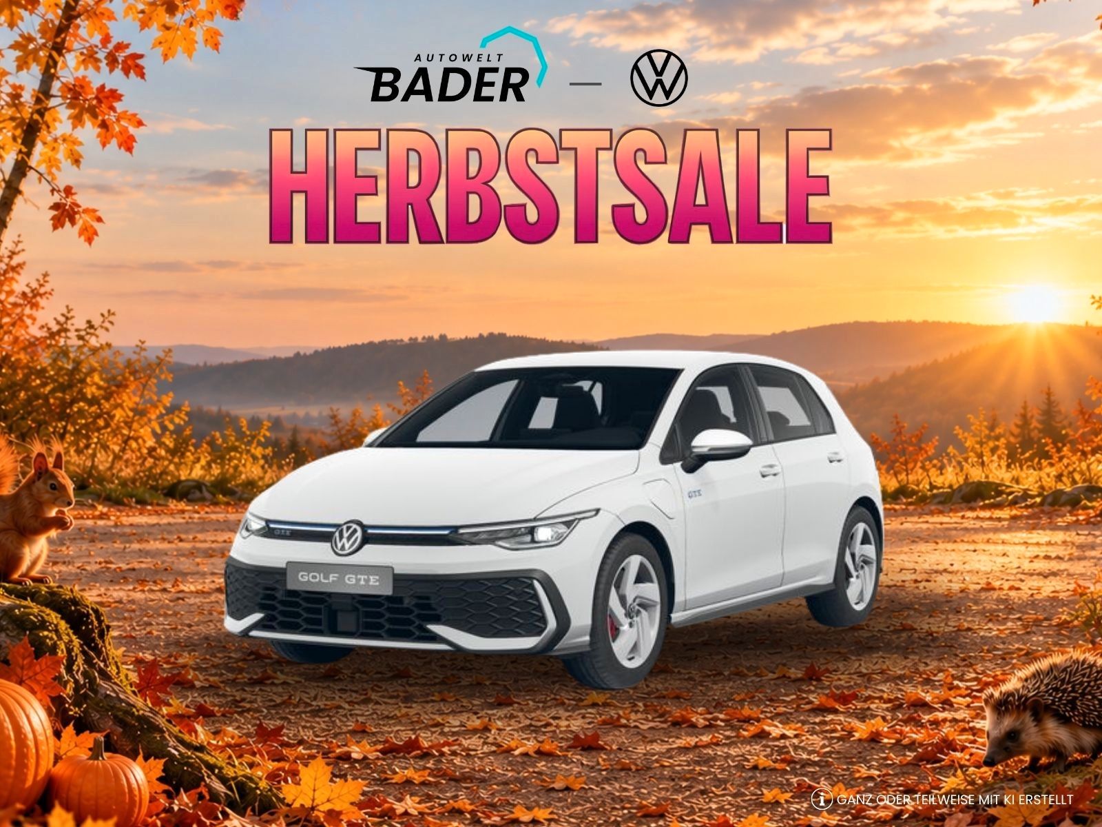 Volkswagen Golf GTE "Herbst-Sale" AUTOWELT-BADER!
