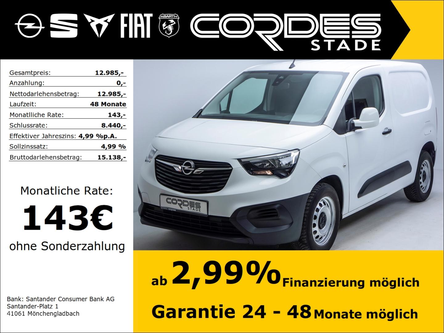 Opel Combo Cargo Edition erhöhte Nutzlast 1.5 D PDC B