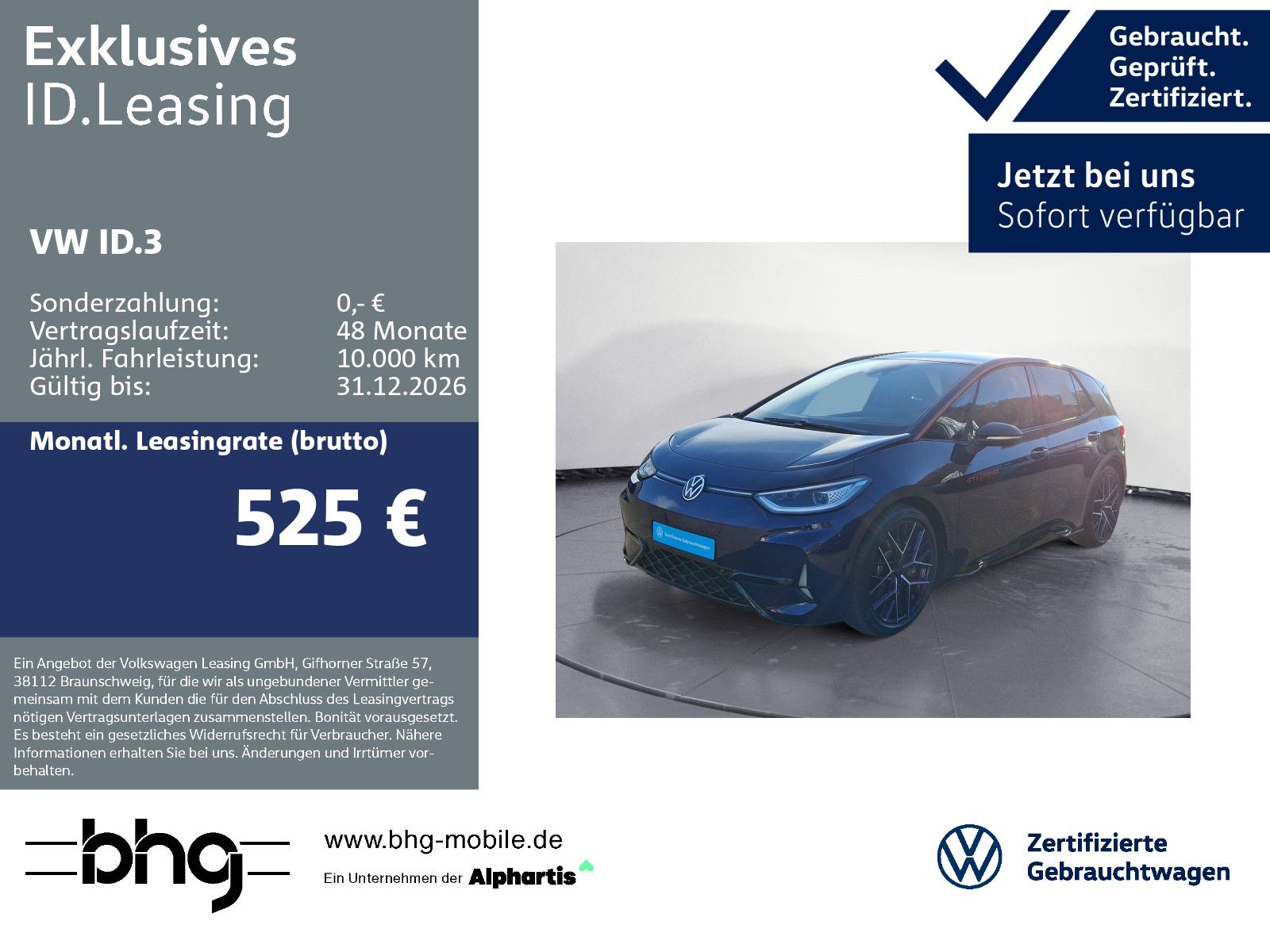 Volkswagen ID.3 GTX FIRE & ICE *AHK *